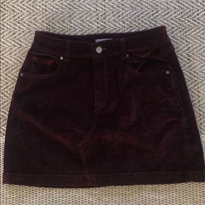 An Anthropologie skirt